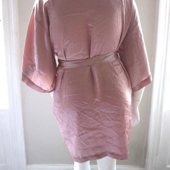 HS LINGERIE CLASSIC SATIN PINK ROBE MEDIUM Barbie 🌸 - Picture 7 of 7